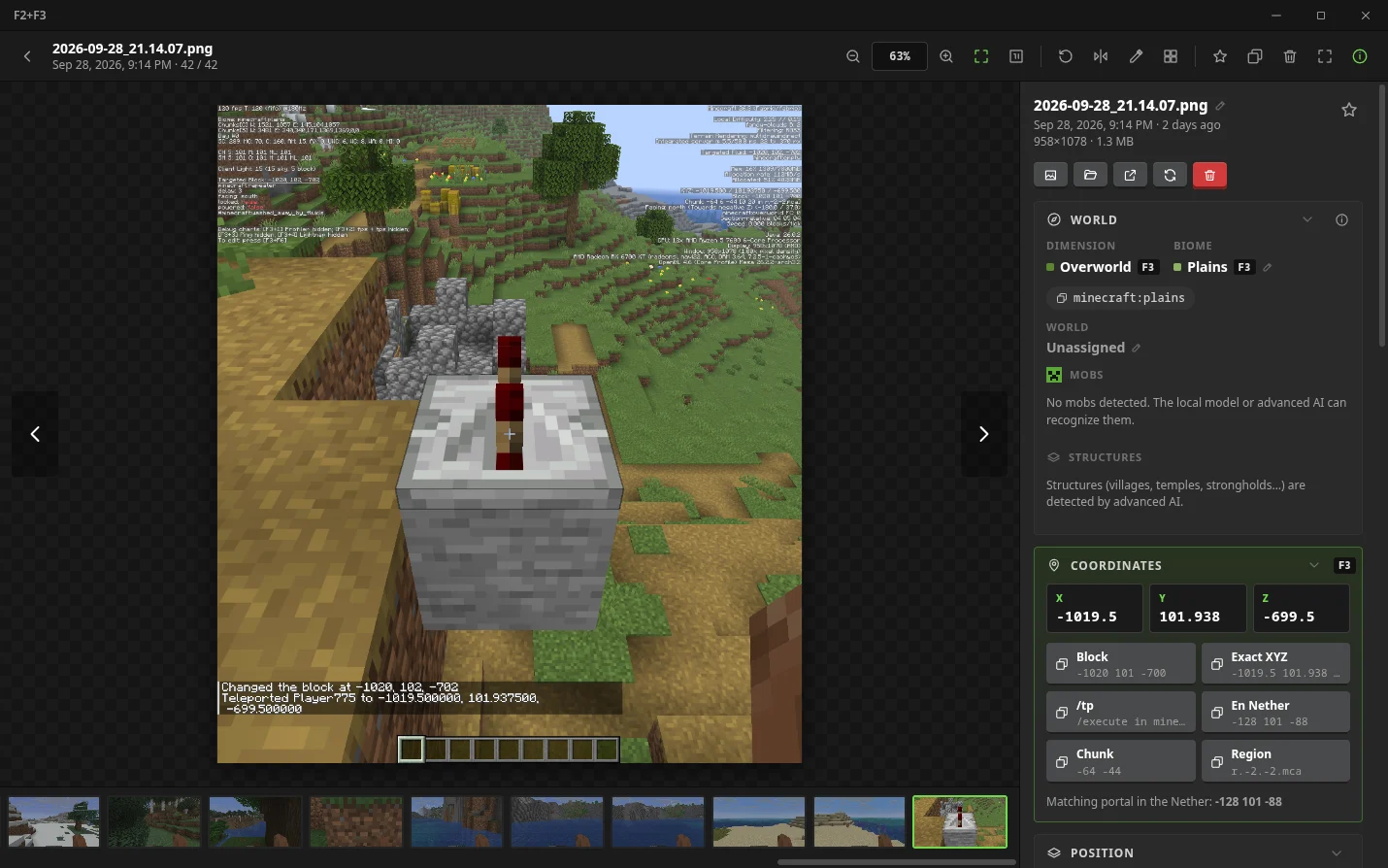 Reading F3 without guessing