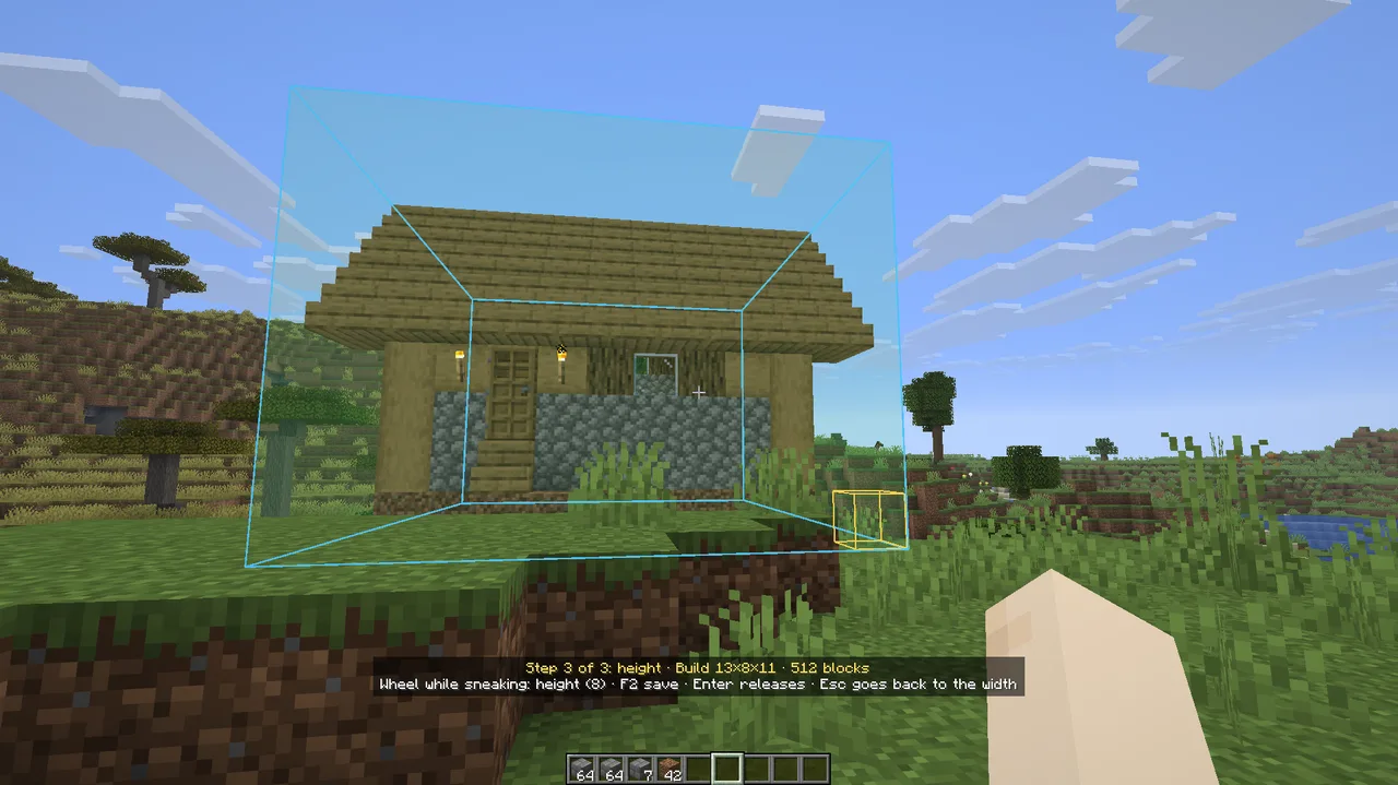 Capture and place builds